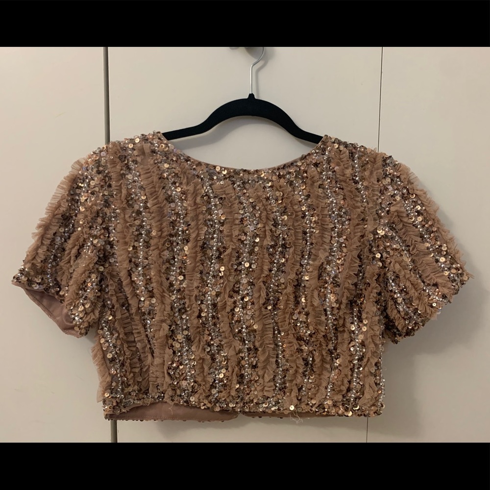 Beautiful beads crop top